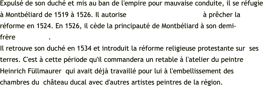 Expulsé de son duché et